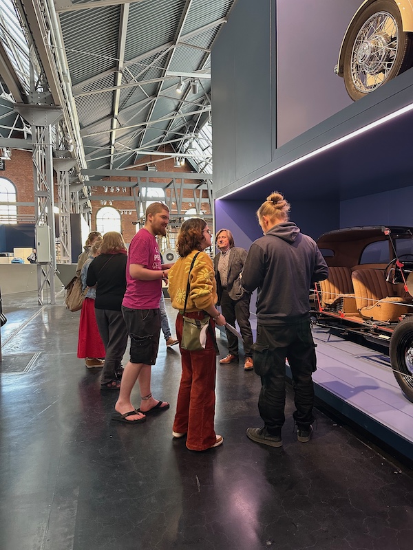EuroBean organisation team inspects the exhibition at the Chemnitz Industrial Museum I