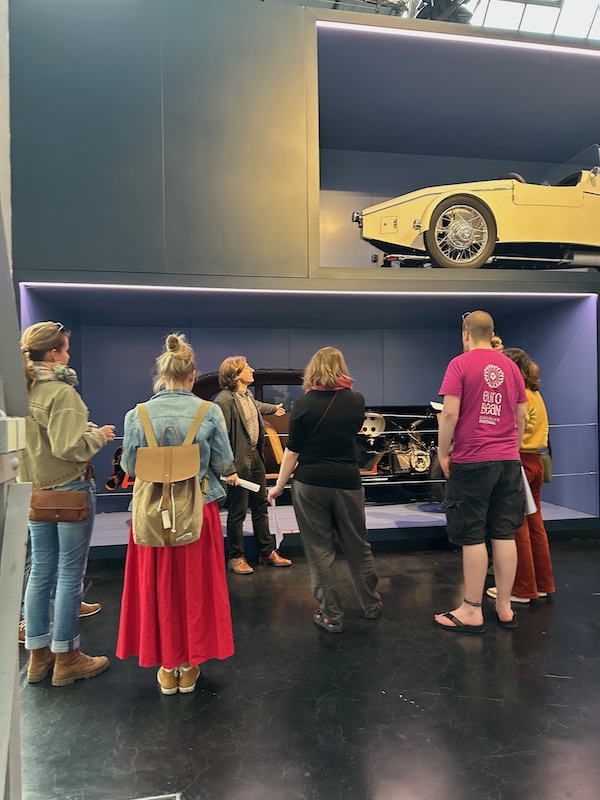 EuroBean organisation team inspects the exhibition at the Chemnitz Industrial Museum II